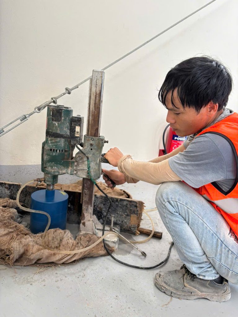 Khoan Rút Lõi Bê Tông